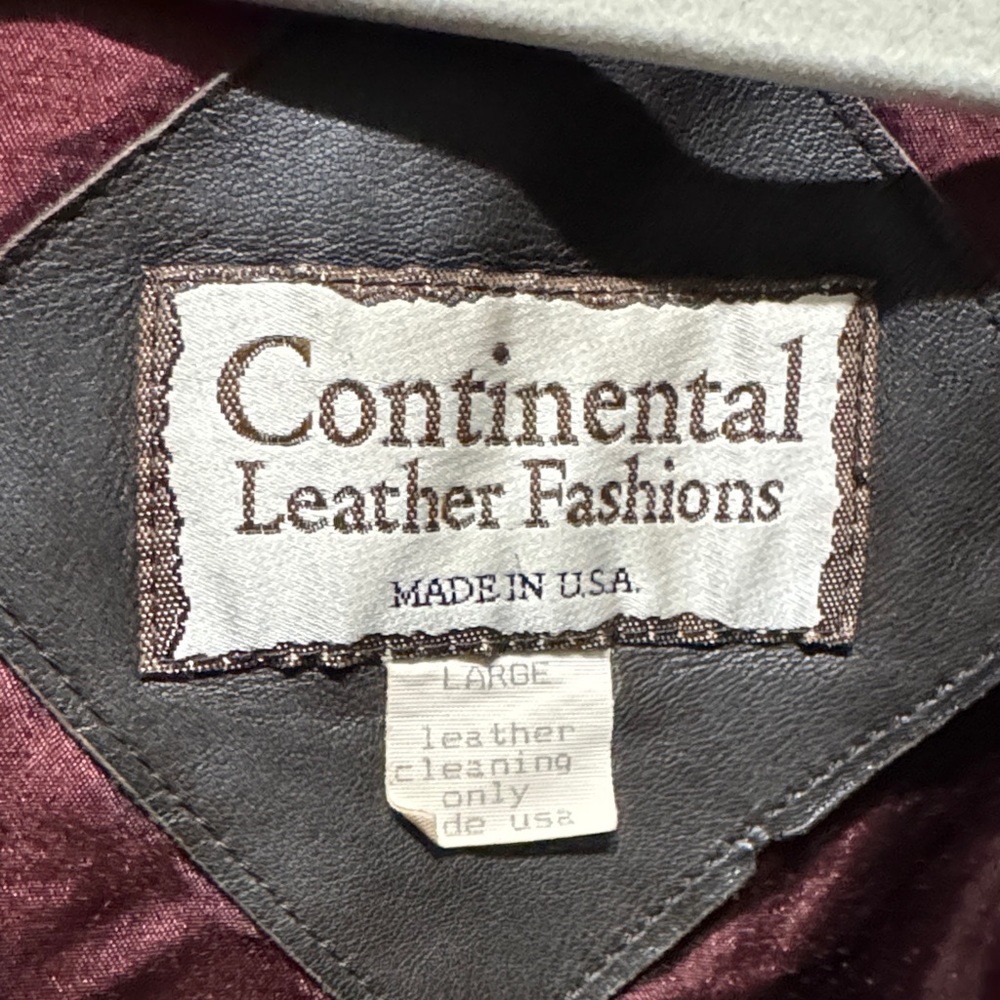 Continental Fashions Leather Crocodile Bomber Jacket 1970s - Picture 3 of 10
